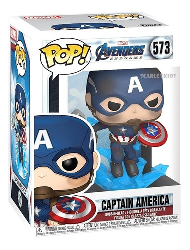 Funko Pop Capitan America Avengers Endgame 573 Orig Scarlet