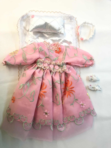 Imagen 2 de 2 de Vestido Para Divina Infantinta 40cm