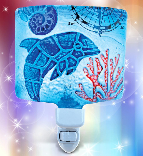 Luz Nocturna De Delfín, Lámpara Decorativa Con Enchufe De Cr