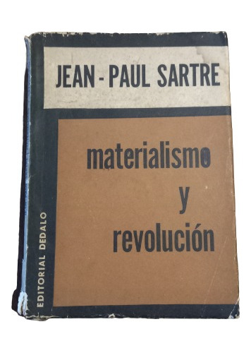 Jean - Paul Sartre. Materialismo Y Revolución