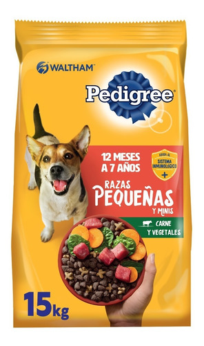 Pedigree Alimento Seco Para Perro Adulto Raza Pequeña 15kg