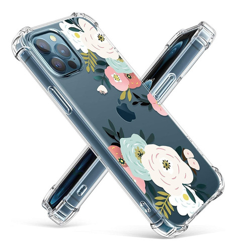 Funda Gviewin Para iPhone 12 / iPhone 12 Pro Flores