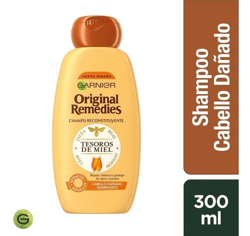 Original Remedies Shampoo Reconstituyente Tesoros Miel 300ml