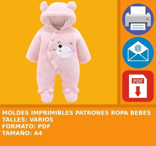 Moldes Imprimibles Patrones Ropa Bebes Promo 2x1