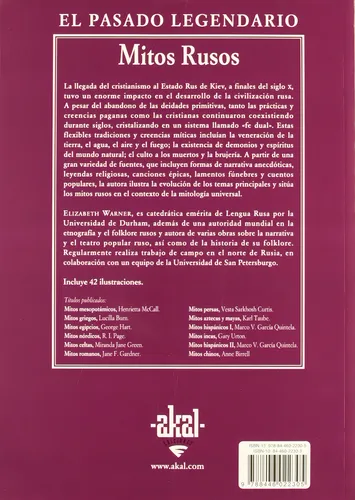 Elizabeth Warner Mitos Rusos El Pasado Legendario Ed Akal