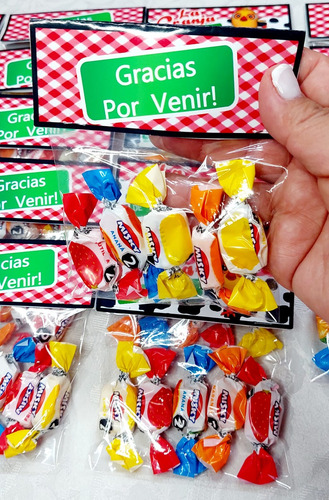 Candy Bar Personalizado Granja De Zenon Para 20 Chicos