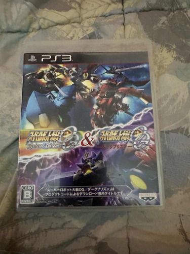 Super Robot Taisen Og Infinite Ps3 Japonés