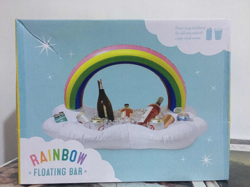 Inflable Flotante Portavasos Raiwow Footing Bar