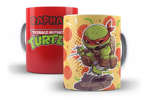 Mugs Raphael Tortugas Ninja Pocillo
