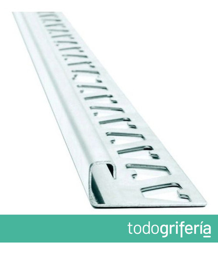 Atrim Terminacion Acero Inox Esm Cuadrada 15x10mmx2,5m