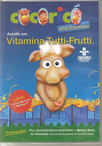 Pack 2 Dvd Cocorico Casa Fazenda+ Vitamina Ou Chuva Chuvisco