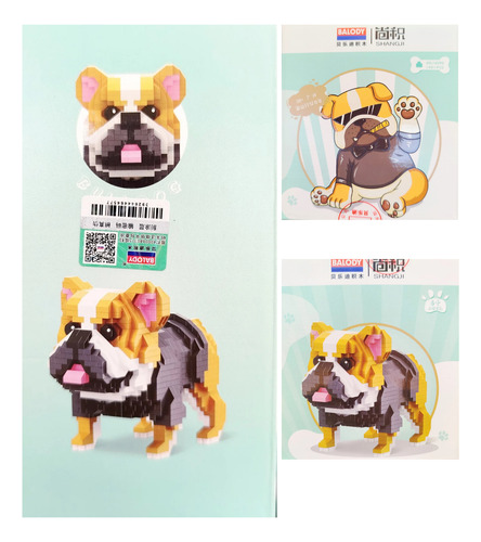 Figura Perro Armable 700 Bulldog