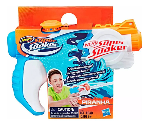 Hasbro Super Soaker Piranha (caja De 6) Blanco