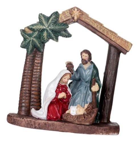 Estatuilla De Belén, Decoración De 9x4x10 Cm Estilo A