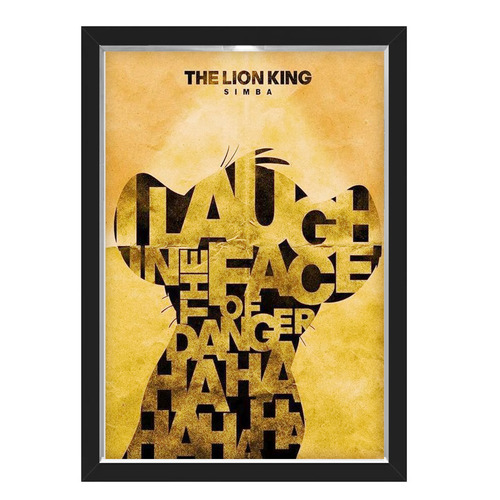 Imagem 1 de 1 de Quadro Caixa Lion King 04