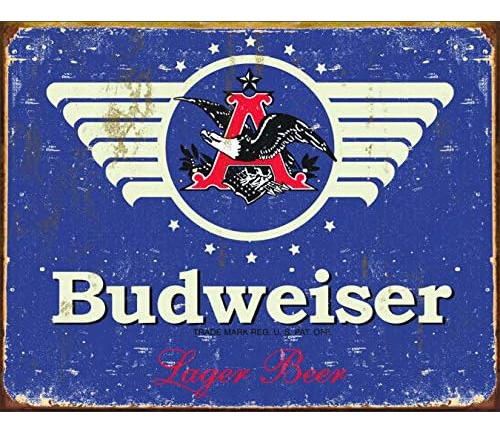 4sgm Tsn1383 Budweiser 1936 Envejecido Por Clima