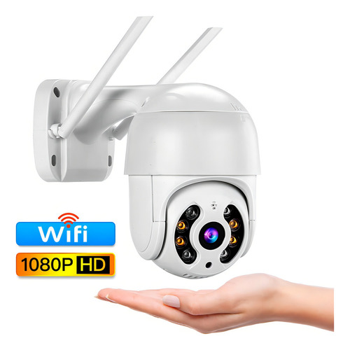 Cámara IP WiFi exterior tipo domo impermeable