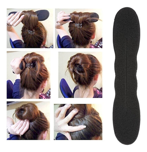 B Pelo Moño Hecedor Trenzado Peinado Clip Diy