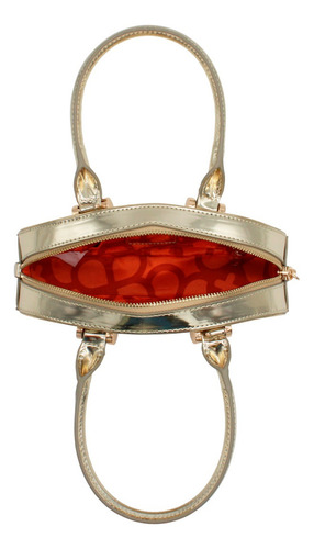 Crossbody Color Oro Espejo Jaime Ibiza Para Mujer