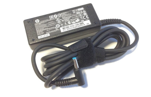 Cargador Notebook Hp Original 65w 19.5v-3.33a Pin Azul Fino