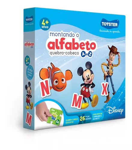 Brinquedo Infantil Quebra-Cabeça Mickey Toyster