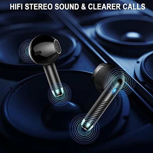 Auriculares Inalámbricos, Bluetooth 5.3 Auriculares Con Led