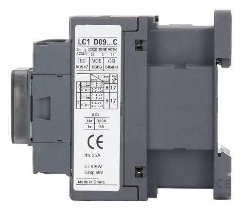 Contactor Ac De Baja Tensión 1 Normalmente Abierto 1 Normalm