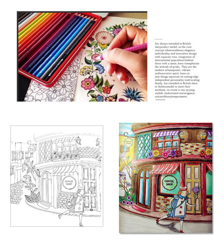Libro Ilustrado Con Lápiz De Colores Para Niños Con Dibujo Y