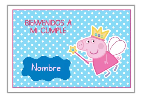 Kit Combo Peppa Pig Rosa Pastel Deco Cumpleaños