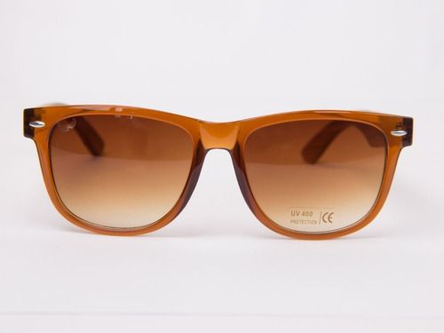 Óculos De Sol Feminino Marrom Bambu + Case Bamboo Promoção