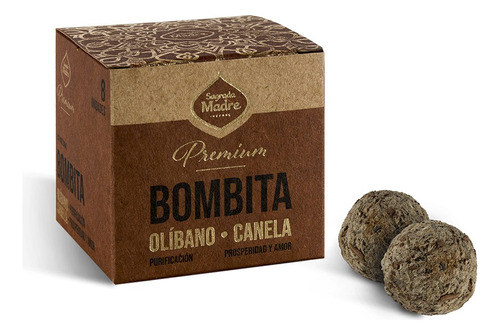 Incenso Vegano Sagrada Madre - Bombitas Premium Variados Fragrância Olíbano Canela