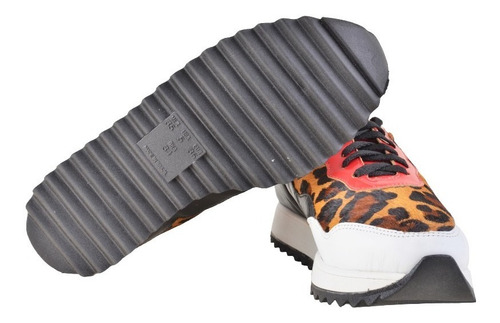 Imagen 6 de 8 de Zapatillas De Cuero De Mujer - Aukena - Ferraro
