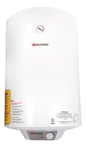 Termo Eléctrico Splendid Wm-30 Litros Blanco