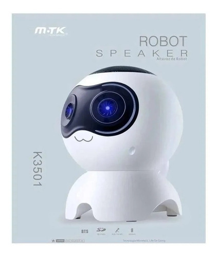 Parlante Portatil Robot Speaker Mtk K3501