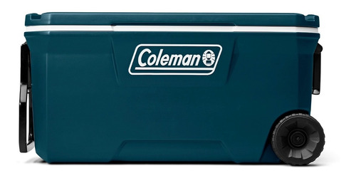 Conservadora Coleman Chest 100 Qt Space Blue Con Ruedas