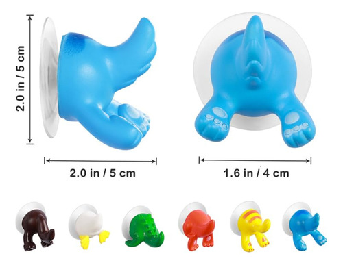 Magiclulu 12pcs Ganchos De Cola De Dibujos Animados Para Niñ