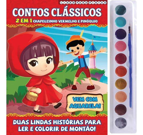 Libro Contos Classicos Livro Para Pintar 2 Em 1 De Editora O