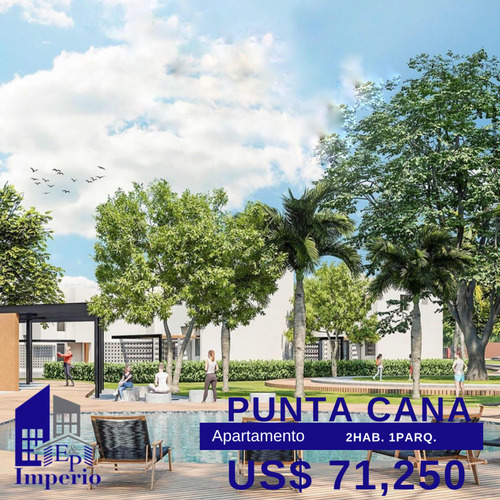 Se Vende Apartamento De 2 Habitaciones En Punta Cana