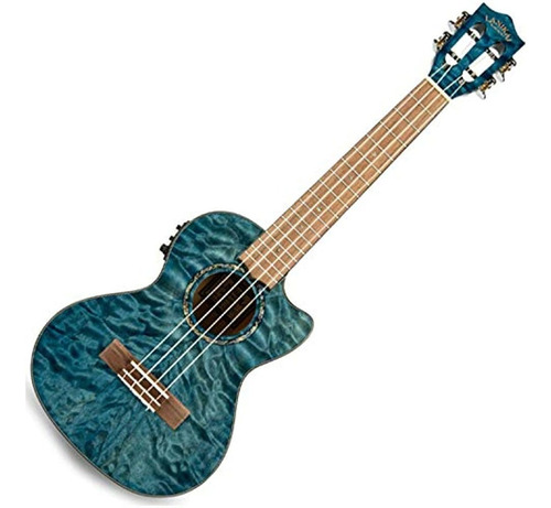 Acolchado Lanikai Arce Azul Eléctricaacústica Ukelele Tenor