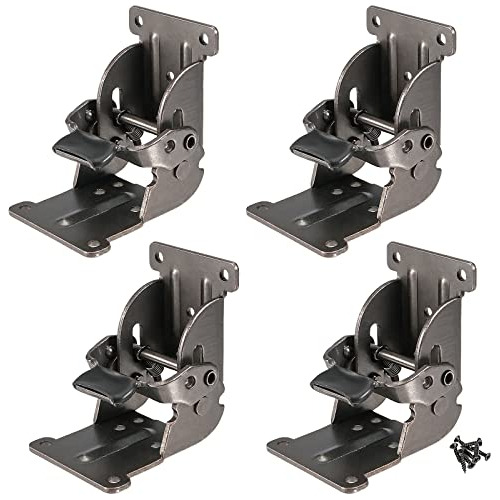 4 Pcs Bisagra De Plegado Autobloqueante, Soporte De Bis...