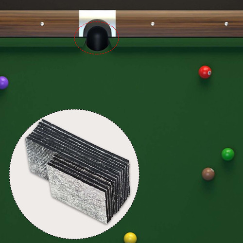 Cojín De Mesa De Billar De 12 Uds., Ángulo Plano