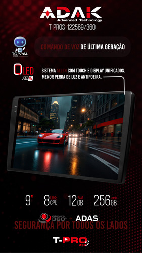 Multimídia Hb20 2024 Tpros 12/256gb 9p Carplay Octa 360