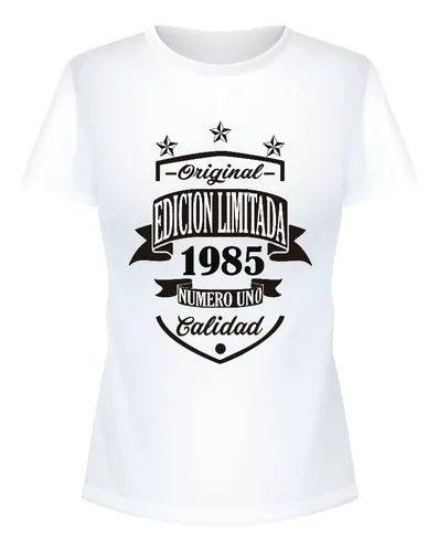 Playera De Cumplea os Edici n Limitada. Aniversario.mujer