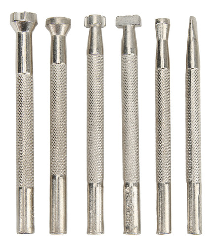 Herramientas De Estampado De Cuero De Acero Inox. 6 Uds.