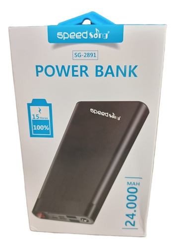 Power Bank Carga Rápida Doble Usb Batería Externa 24000mah