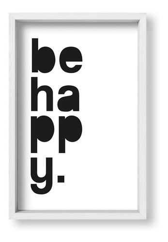 Cuadros Bebes 20x30 Box Blanco Be Happy