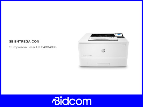 Impresora Hp Láser Mono Managed E40040dn 2 Color Blanco
