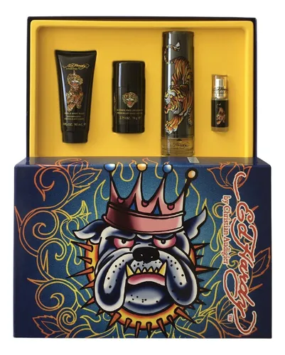 Set Ed Hardy De Christian Audigier 4 Pzas Caballero Cuotas sin