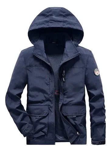Casaca azul hombre hotsell
