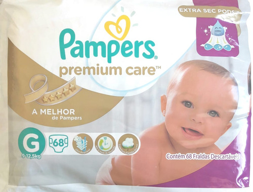 272 Fraldas G Pampers Premium Care - 4 Pct Extra Sec Pods